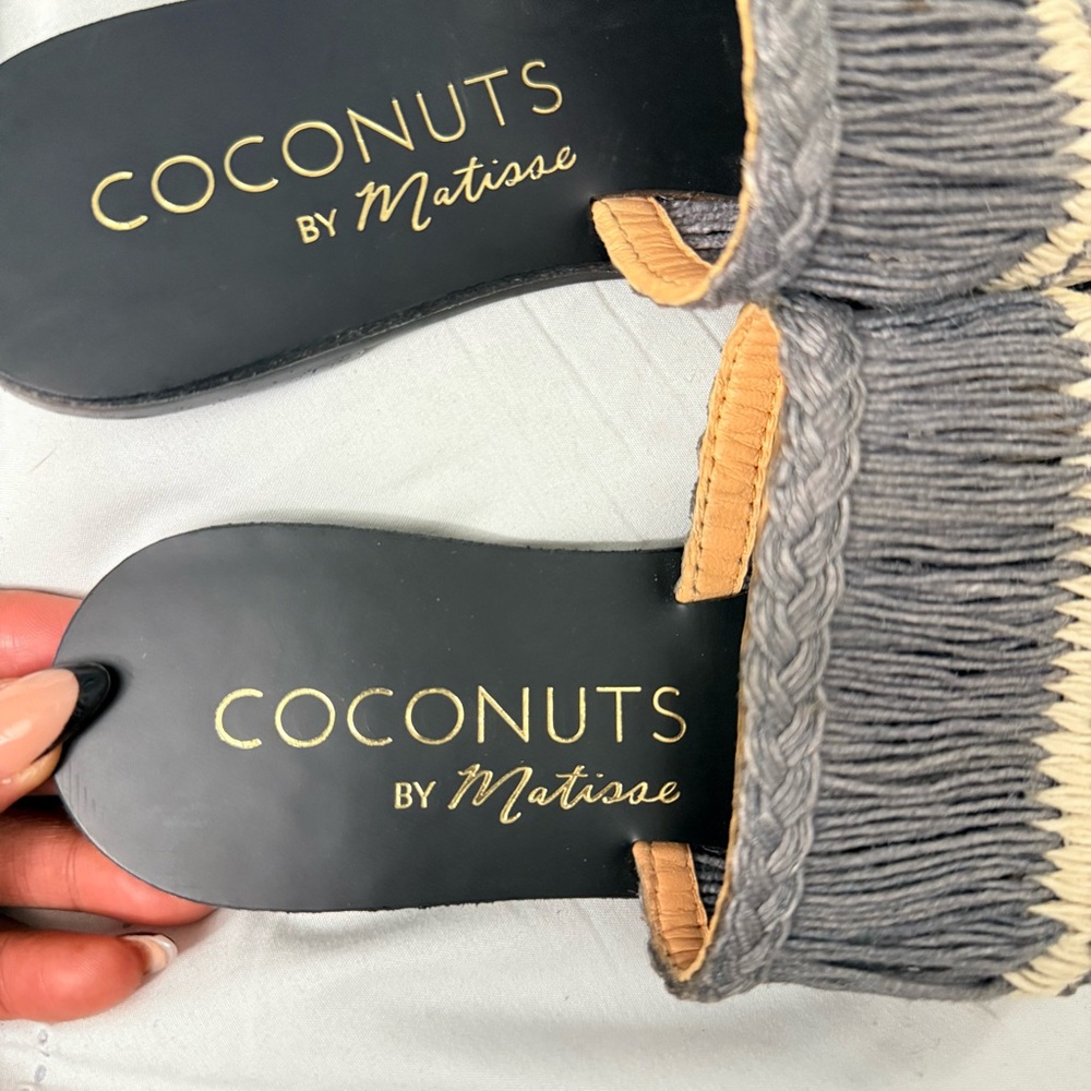 Coconuts by Matisse WATCHOUT Fringe Slide Sandals - Picture 4 of 5